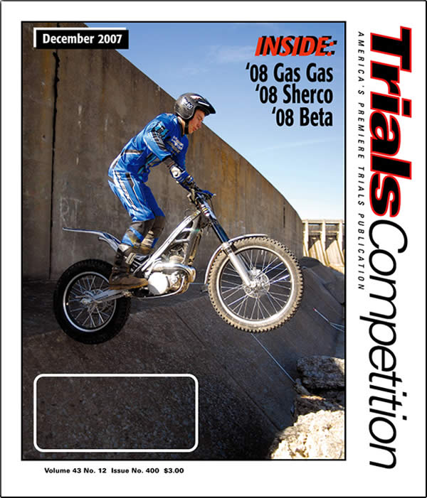PSF monthly on the cover of Trials Comp...monthly