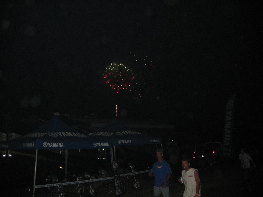 It wouldnt be Red Bud without fireworks!
