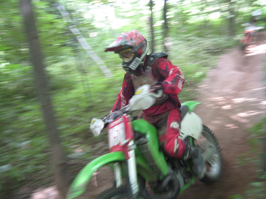 Philbrick rips the beast through the trees