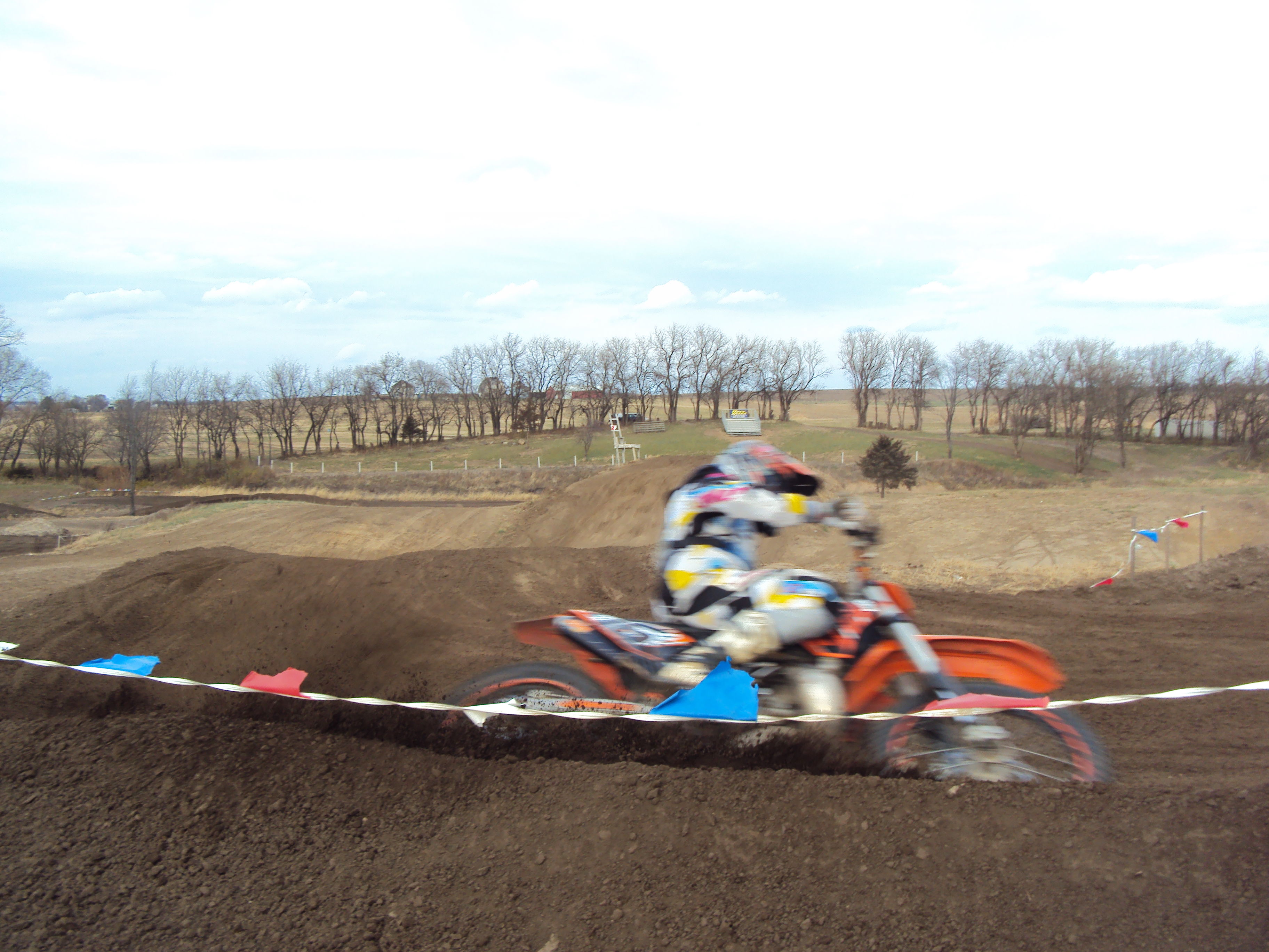 nothin sweeter than blowin up a berm on a 2stroke